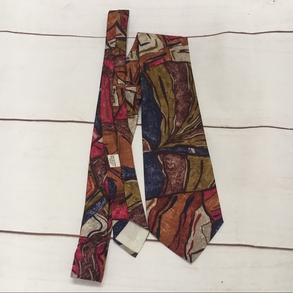Vintage Patterned Excello Cravats Tie - Picture 1 of 2